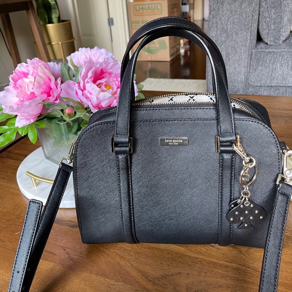 Kate Spade Handbag, Crossbody Option, Black - Picture 1 of 11